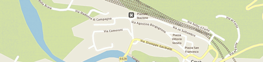 Mappa della impresa giugale t a CEVA