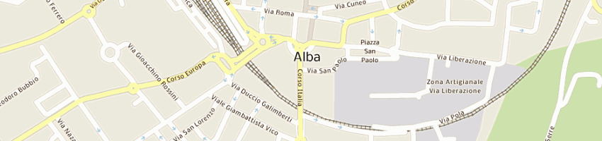 Mappa della impresa aladino a ALBA