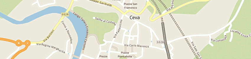 Mappa della impresa pera fratelli a CEVA