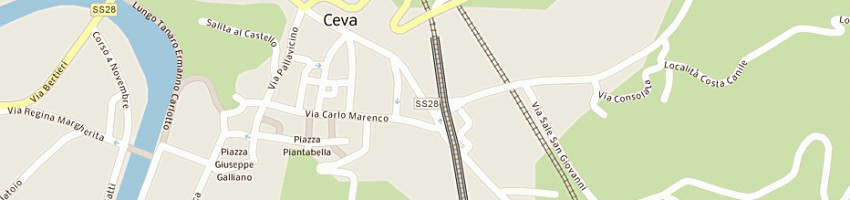 Mappa della impresa centro ricreativo l'asterisco a CEVA