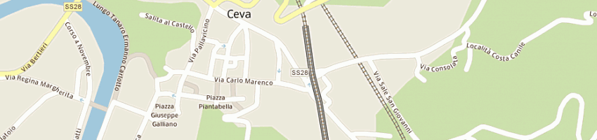 Mappa della impresa bar gb di fabio gregorio sas a CEVA