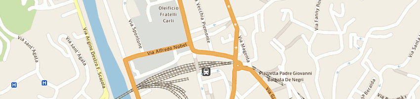 Mappa della impresa sprint gomma snc di frezza m e ambrosio g a IMPERIA