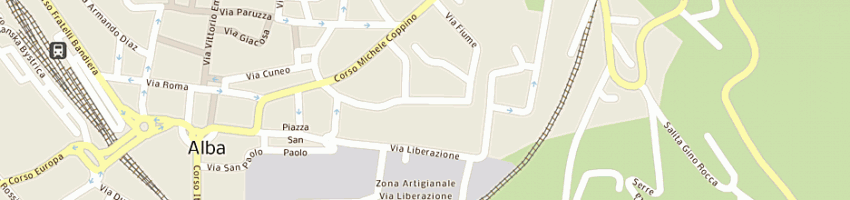 Mappa della impresa detergere srl a ALBA