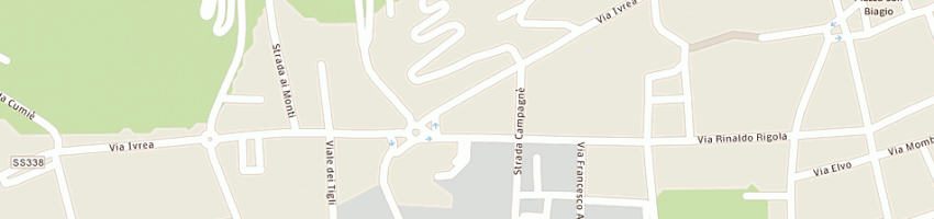 Mappa della impresa zanellato gina a BIELLA