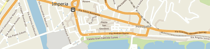 Mappa della impresa macelleria sasso angelo a IMPERIA