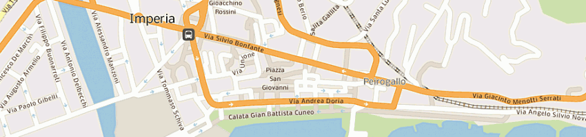Mappa della impresa checkpoint di rogo massimo a IMPERIA