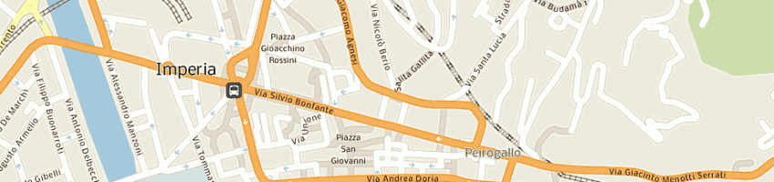 Mappa della impresa b e b informatica srl a IMPERIA