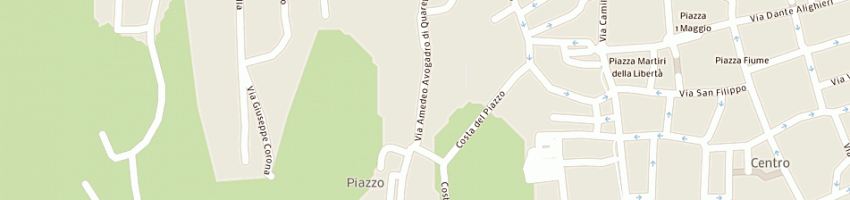 Mappa della impresa suore di ns del cenacolo a BIELLA