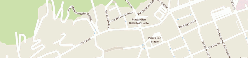 Mappa della impresa tessarolo doriano a BIELLA