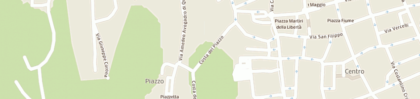 Mappa della impresa centro di accoglienza gruppi volontariato vincenziano a BIELLA