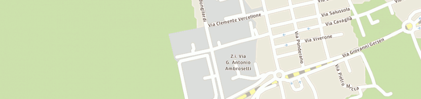 Mappa della impresa cooperativa il cammino a BIELLA