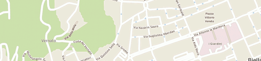 Mappa della impresa protech - centro protesi dentale - sas di borri gaspardin g e c a BIELLA