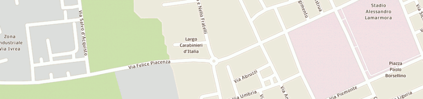 Mappa della impresa ristorante padella a BIELLA