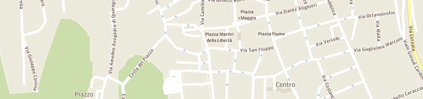 Mappa della impresa andreone cristina e c snc a BIELLA