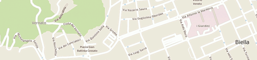Mappa della impresa tempia fratelli di tempia valenta cesare e c (sas) a BIELLA