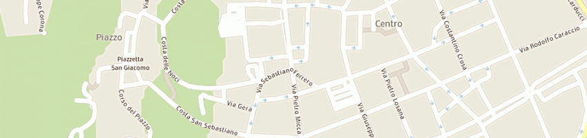 Mappa della impresa la meridiana di vazzana gina e c - snc a BIELLA