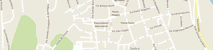 Mappa della impresa caffe' sociale - snc di mariella fileppo leto e c a BIELLA
