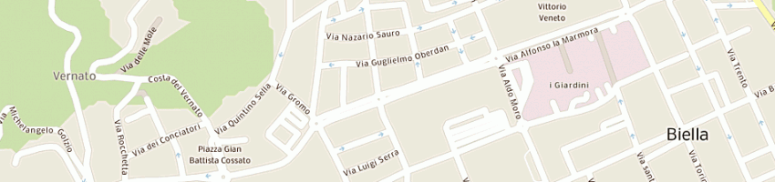 Mappa della impresa laletex - sas di leveroni e c a BIELLA