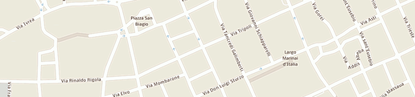 Mappa della impresa la piemontese carni di panelli paolo e c snc a BIELLA
