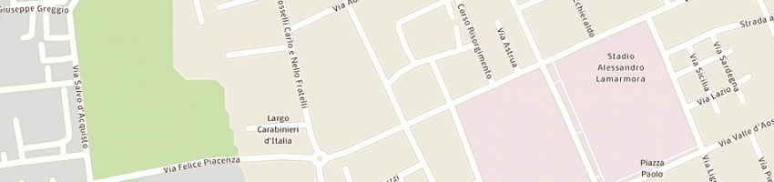 Mappa della impresa media service di mentigazzi e c sas a BIELLA