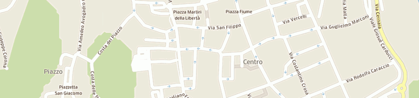 Mappa della impresa balestra di s balestra e c sas a BIELLA