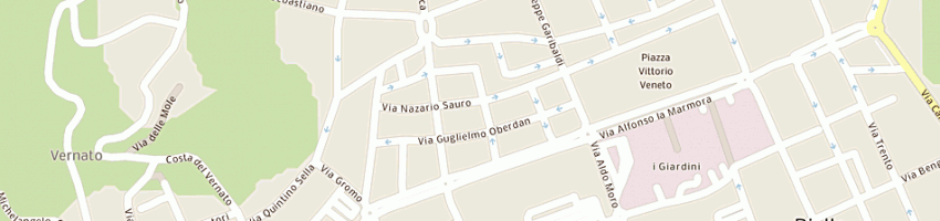 Mappa della impresa c e r tessili di renzo casazza e c - snc a BIELLA