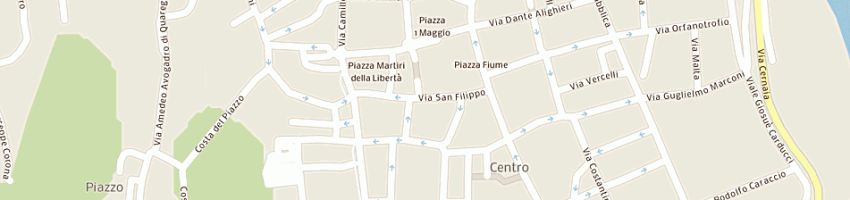 Mappa della impresa l'apricot di maffei monica a BIELLA