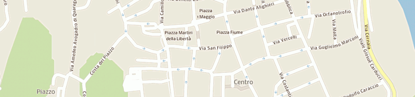 Mappa della impresa caffe' bruticella di enrica dallazzi e c snc a BIELLA