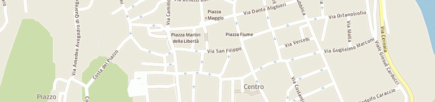 Mappa della impresa ottica longhi snc a BIELLA