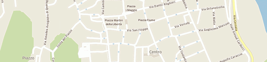 Mappa della impresa torrefazione moderna di caretto guglielmina e c - snc a BIELLA