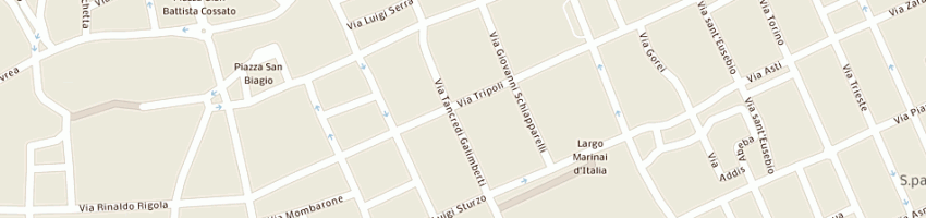 Mappa della impresa baltera a BIELLA