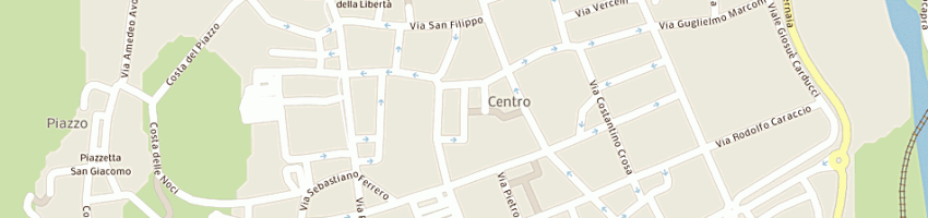 Mappa della impresa parrocchia della cattedrale a BIELLA