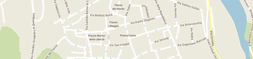 Mappa della impresa riflessi sas di ughetti f e c a BIELLA