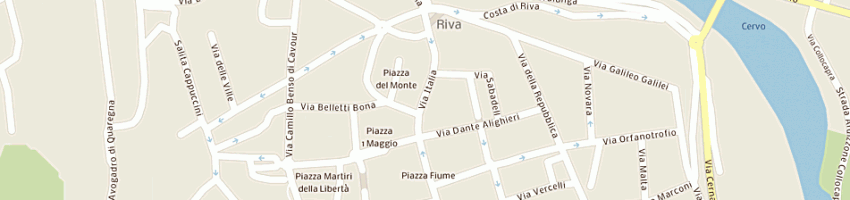Mappa della impresa boschetti rosella a BIELLA