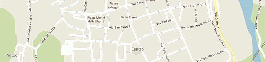 Mappa della impresa caffe' ferrua a BIELLA