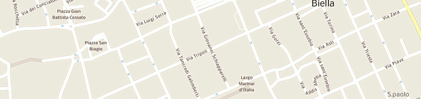 Mappa della impresa aldebaran sas a BIELLA