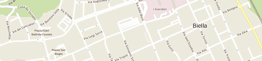 Mappa della impresa dall'angelo franco srl a BIELLA