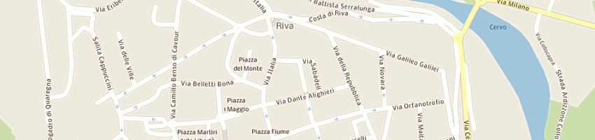 Mappa della impresa favario ercole e lidia snc a BIELLA