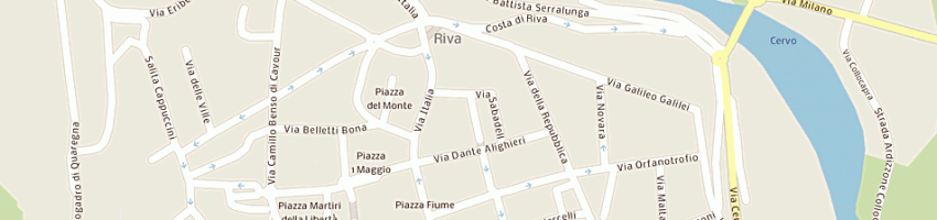 Mappa della impresa legatoria sergio clerico di carta enrico e c snc a BIELLA