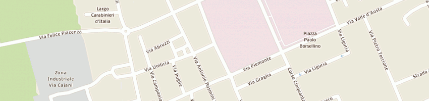 Mappa della impresa bocciodromo comunale a BIELLA