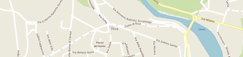 Mappa della impresa edca srl a BIELLA