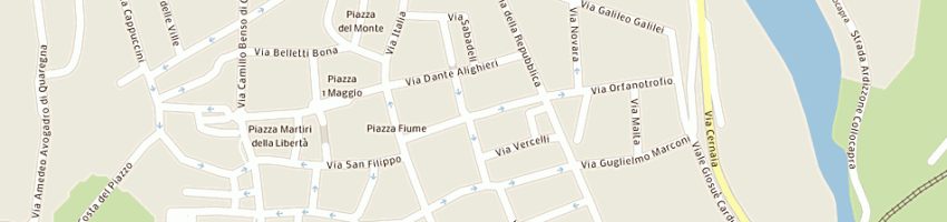 Mappa della impresa servizi immobiliari di oreste gianazza a BIELLA