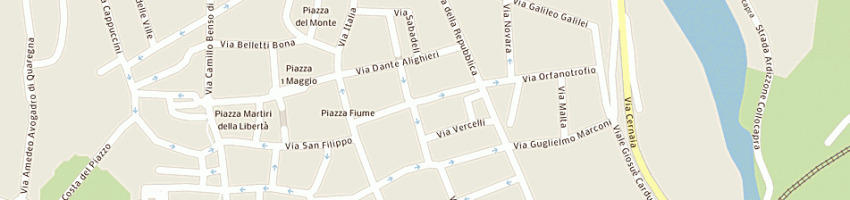 Mappa della impresa associazione mariana piccola opera dell'amore a BIELLA