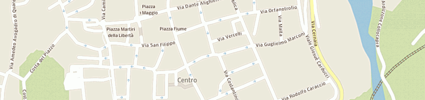 Mappa della impresa centro fisioterapico di castelli ornella e c (sas) a BIELLA