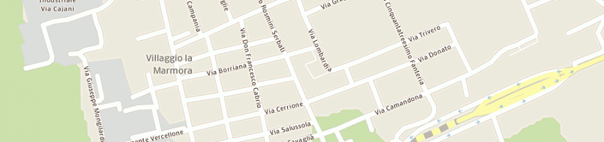 Mappa della impresa tagli e dettagli di olivero marina a BIELLA