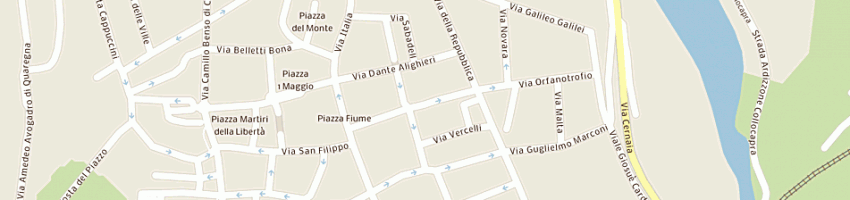 Mappa della impresa imc di caprino cristina e c (snc) a BIELLA