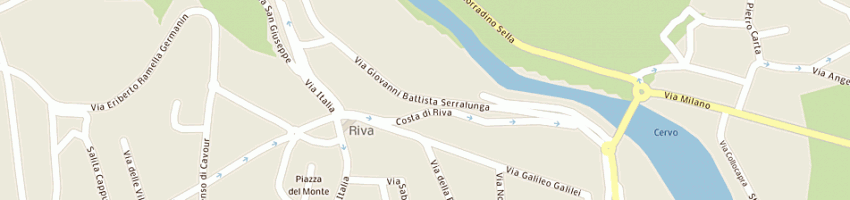 Mappa della impresa raiex srl a BIELLA