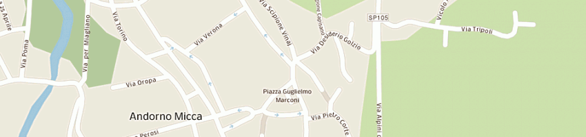 Mappa della impresa azienda sanitaria locale n12 a ANDORNO MICCA