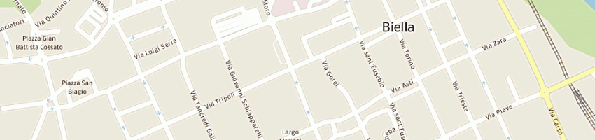 Mappa della impresa dalla costa angelo a BIELLA