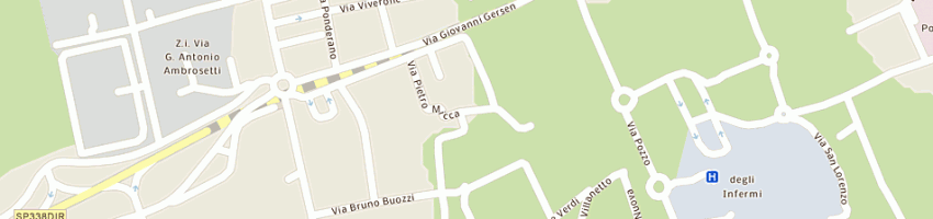 Mappa della impresa hydraulic center di gb ficarra e c sas a PONDERANO